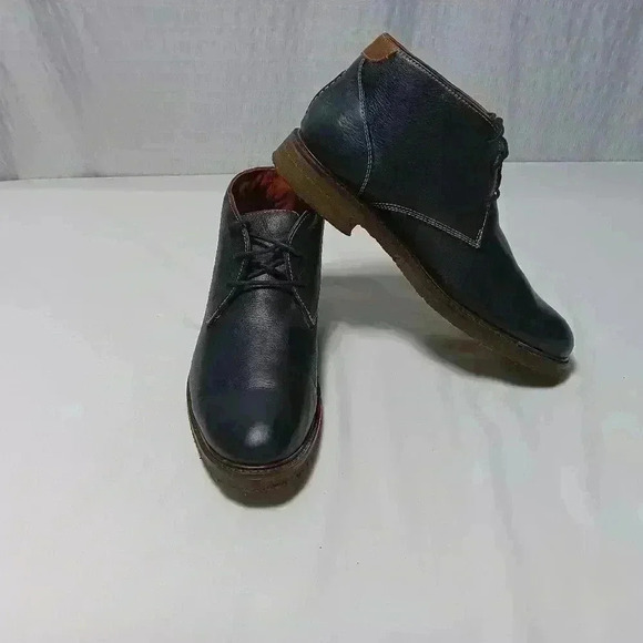 Johnston & Murphy  Copeland Chukka 25 Leather lace up ankle boots. Mem Size 8.5 - Picture 1 of 9
